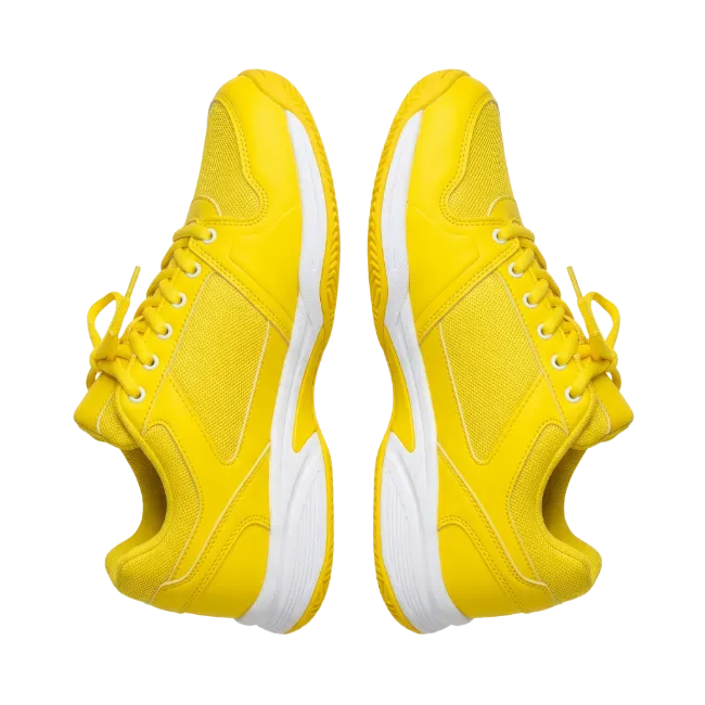 Pair of Yellow Athletic Shoes