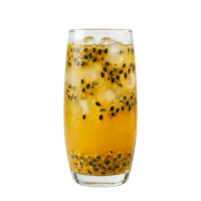 Passion Fruit Juice in Tall Glass