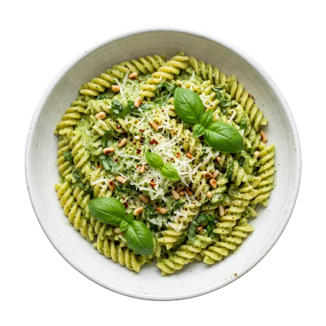 Pesto Fusilli Pasta Bowl