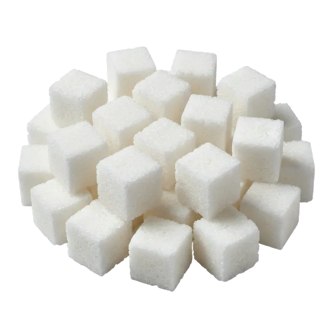 Pile of White Sugar Cubes