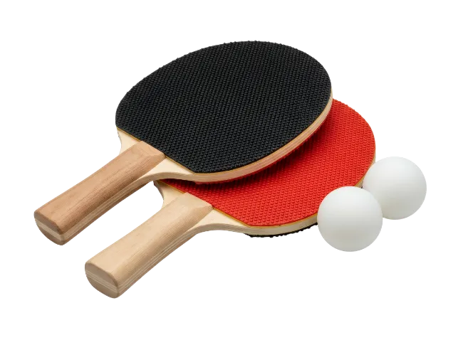 Ping Pong Paddles and Balls