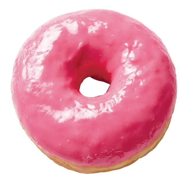 Pink Glazed Donut