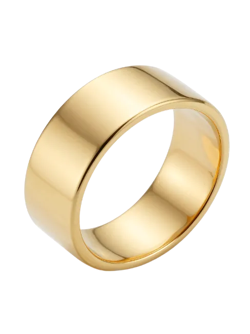 Plain Gold Wedding Band Ring