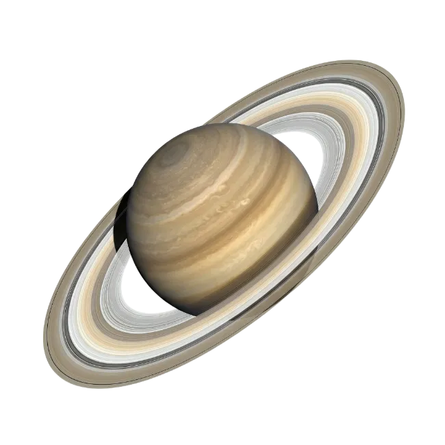 Planet Saturn with Rings