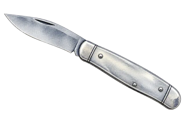 Pocket Knife Illustration