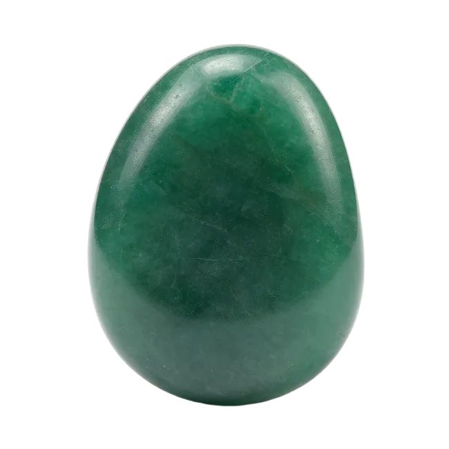 Polished Green Gemstone Egg