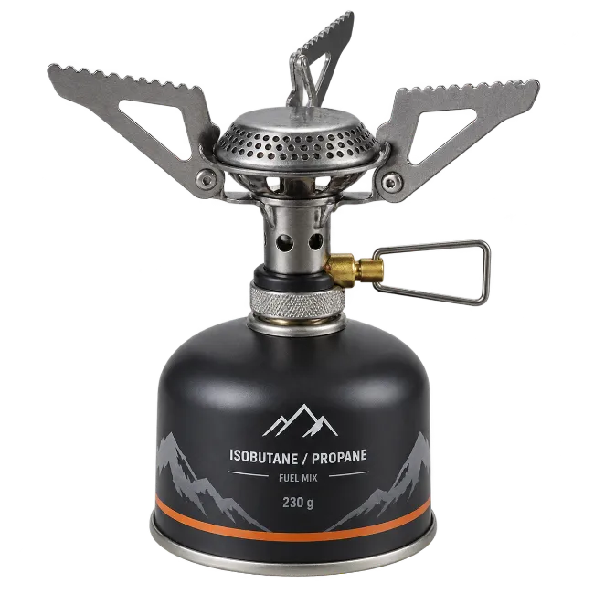 Portable Backpacking Stove With Fuel Canister
