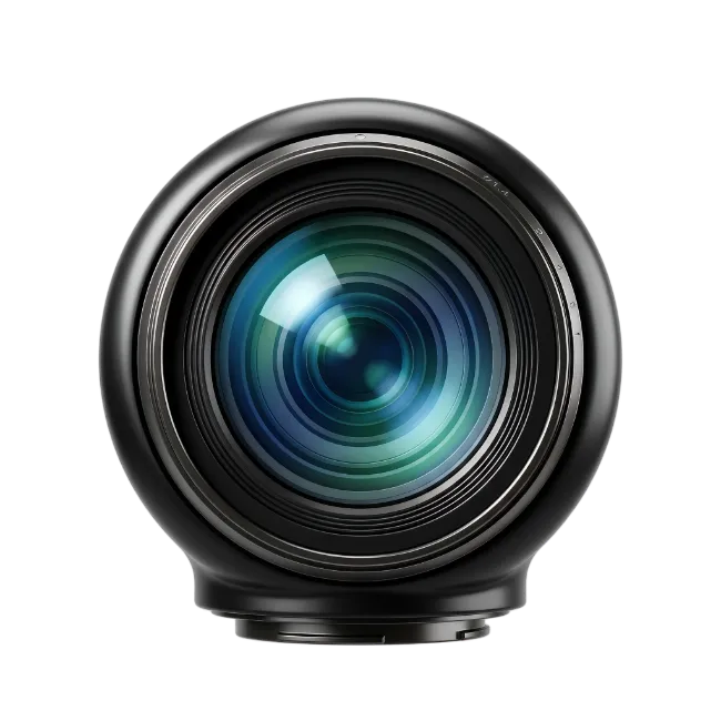 Professional Camera Lens Close Up