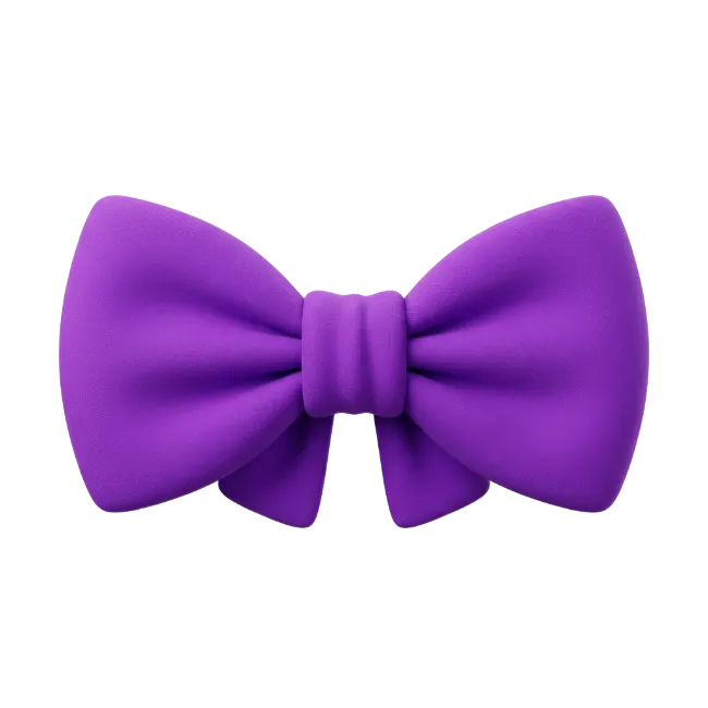 Purple Bow Tie