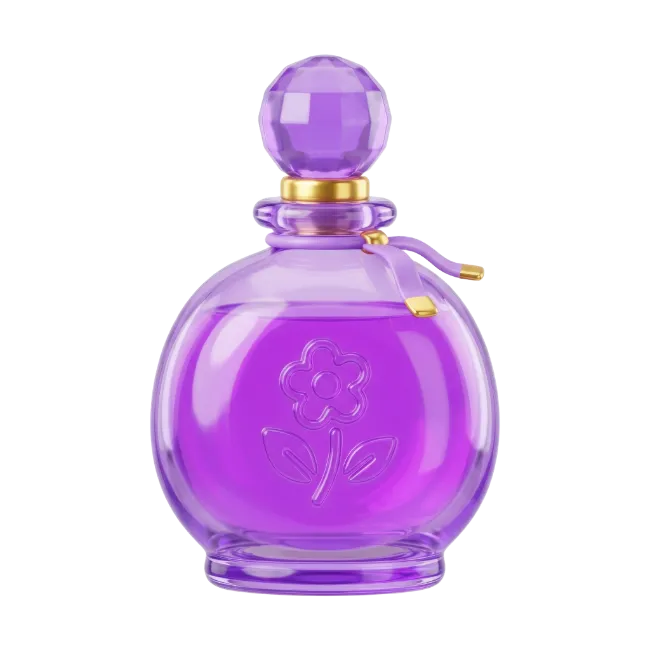 Purple Perfume Bottle