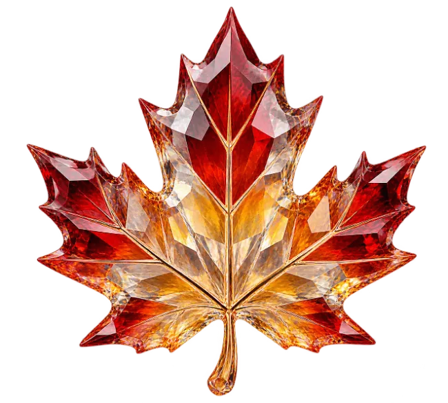 Red Crystal Maple Leaf