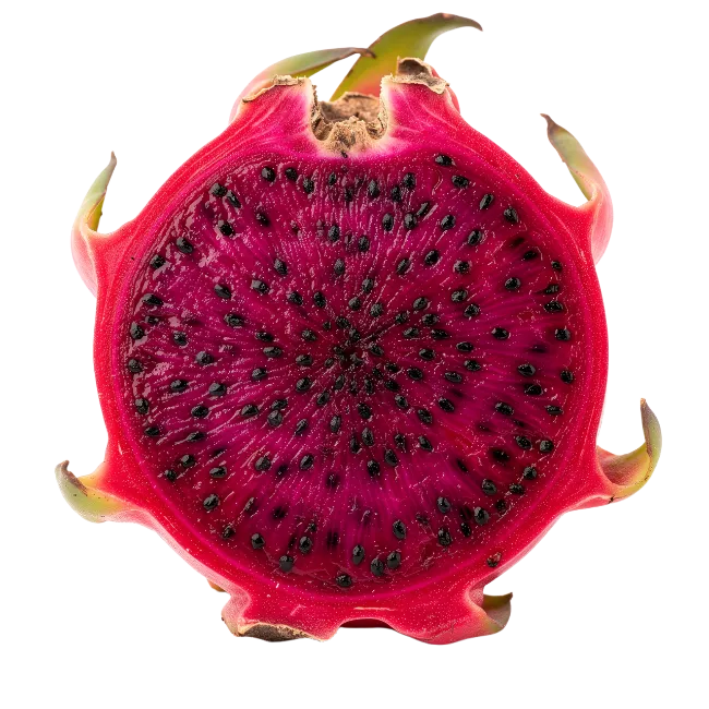 Red Dragon Fruit Slice