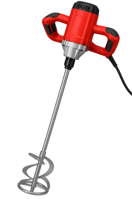 Red Electric Concrete and Paint Mixer Tool