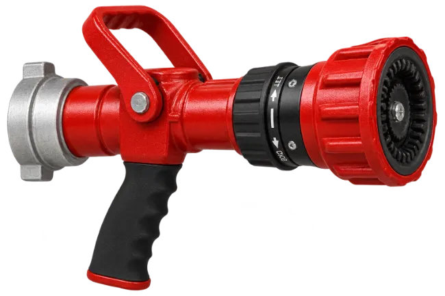 Red Fire Hose Nozzle