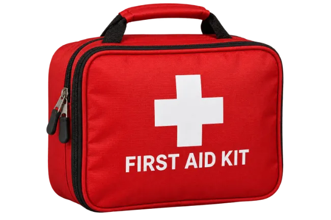 Red First Aid Kit Bag