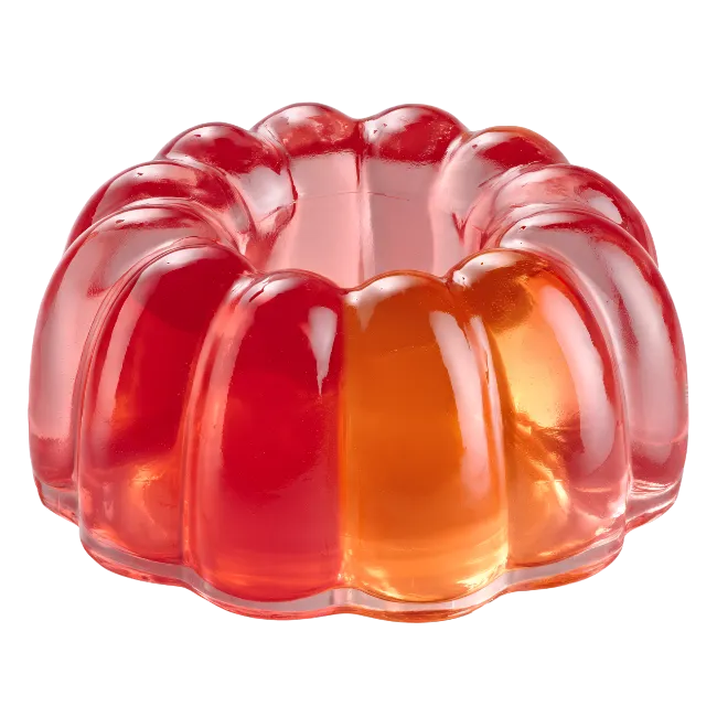 Red Gelatin Dessert Mold