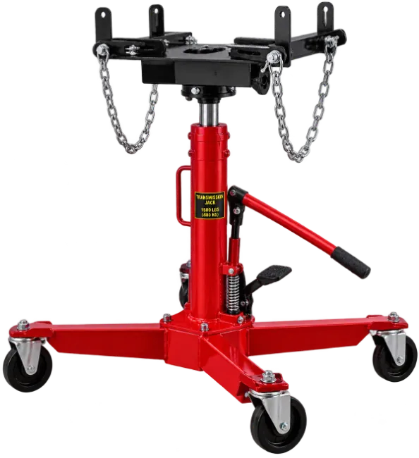 Red Hydraulic Transmission Jack