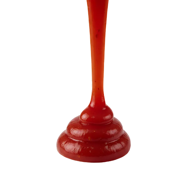 Red Ketchup Pouring
