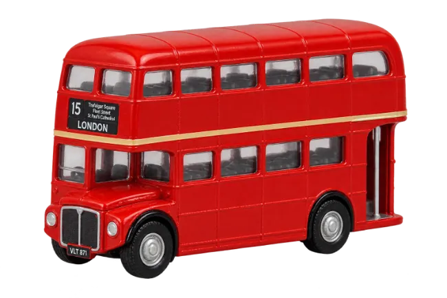 Red London Double Decker Bus Toy Model