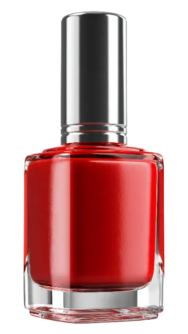 Red Nail Polish Bottle