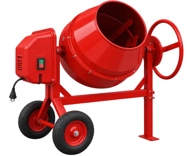 Red Portable Concrete Mixer