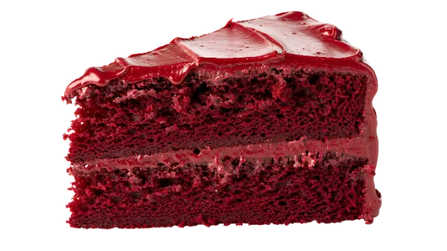 Red Velvet Cake Slice
