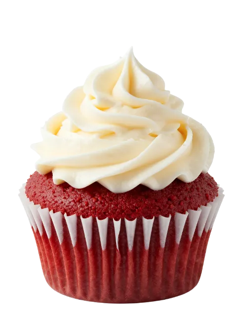 Red Velvet Cupcake with Cream Cheese Frosting