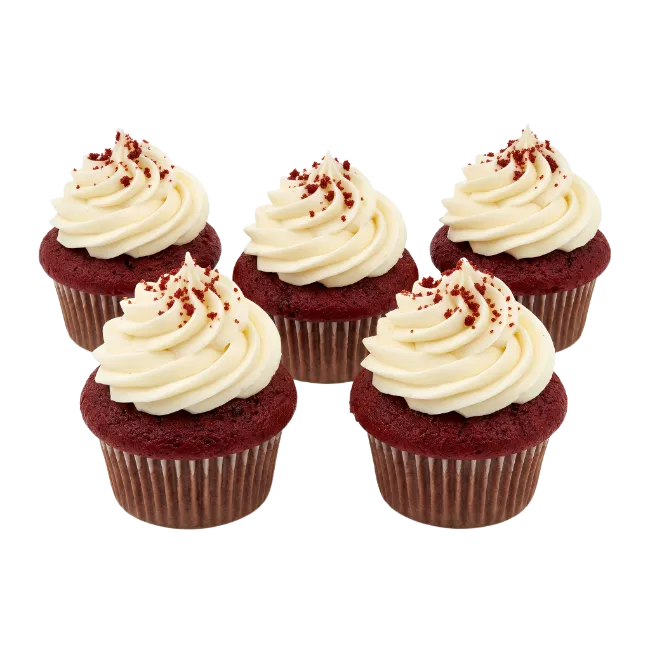 Red Velvet Cupcakes with Cream Cheese Frosting