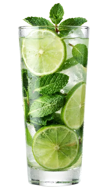 Refreshing Mojito Cocktail with Fresh Mint and Lime
