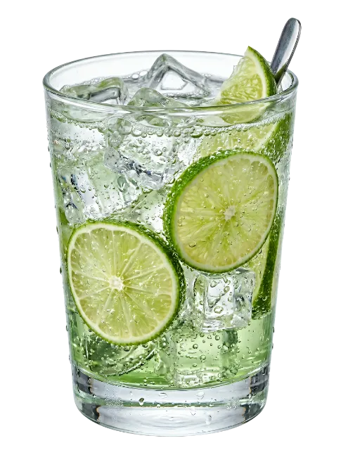 Refreshing Mojito Cocktail With Lime and Ice