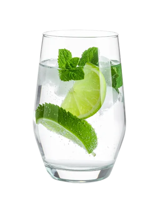 Refreshing Mojito Drink with Lime and Mint