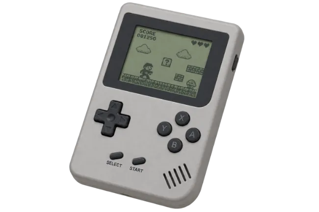 Retro Handheld Video Game Console