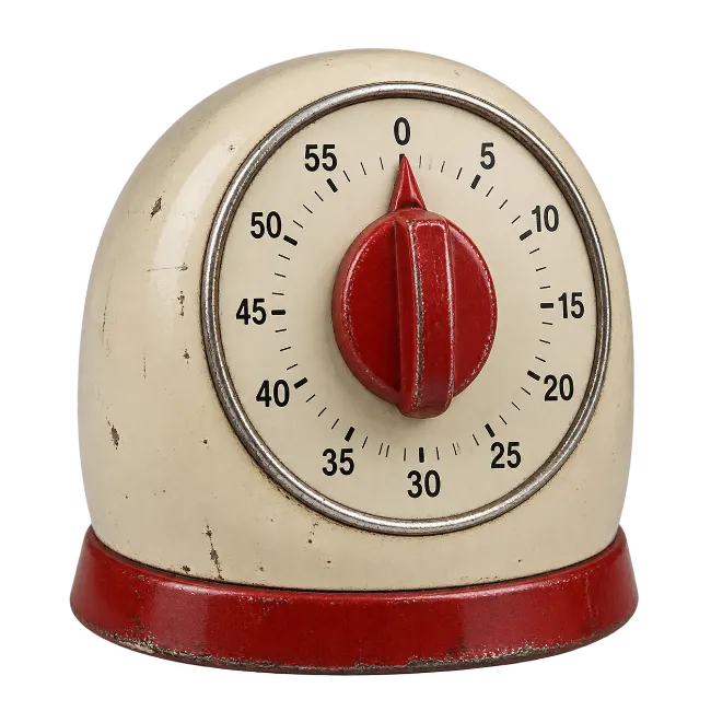 Retro Mechanical Kitchen Timer