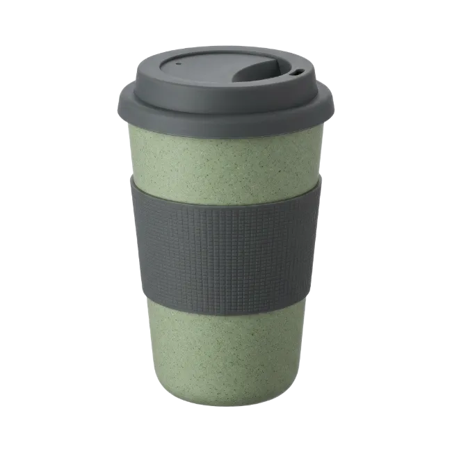 Reusable Coffee Cup with Grey Lid