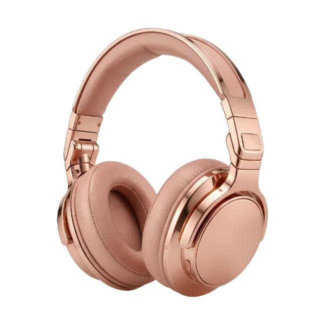 Rose Gold Over Ear Headphones