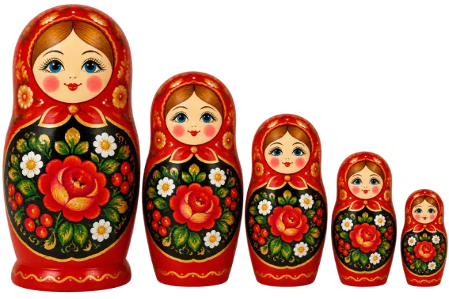 Russian Nesting Dolls Set