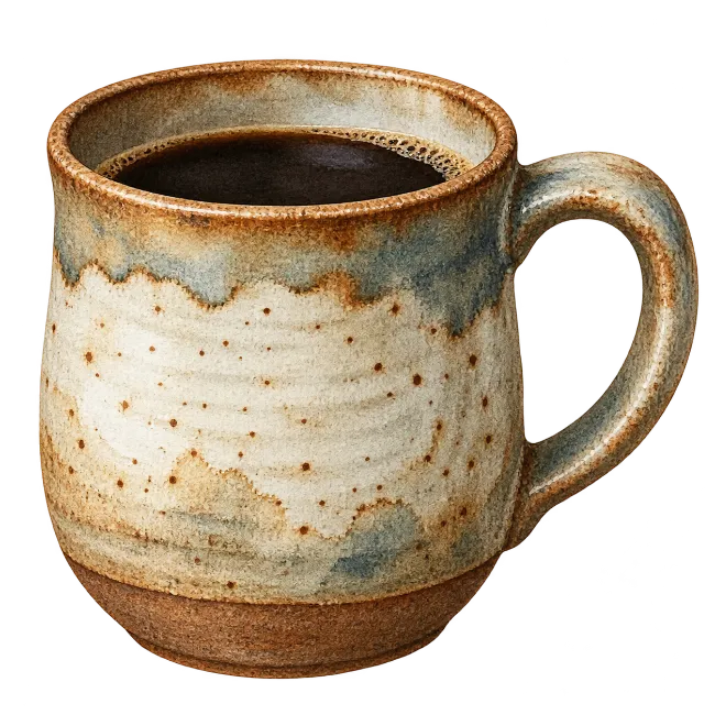 Rustic Ceramic Coffee Mug