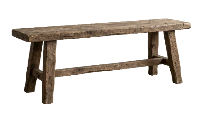 Rustic Wooden Bench