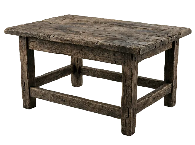 Rustic Wooden Coffee Table