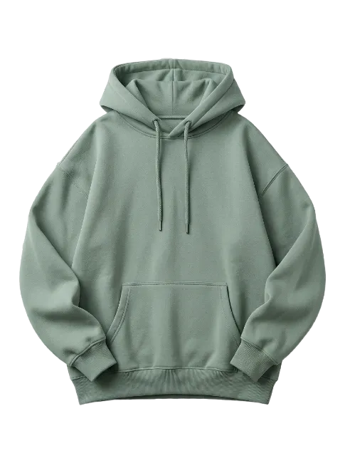 Sage Green Hoodie Sweatshirt
