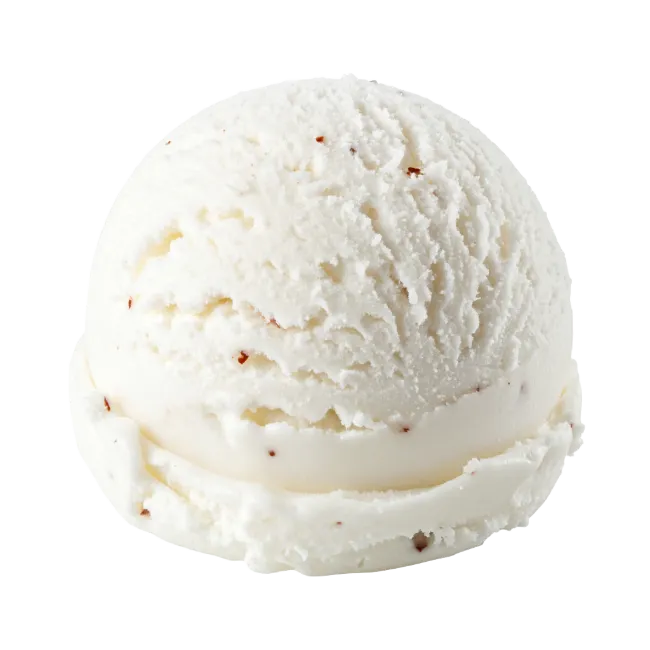 Scoop of Stracciatella Ice Cream