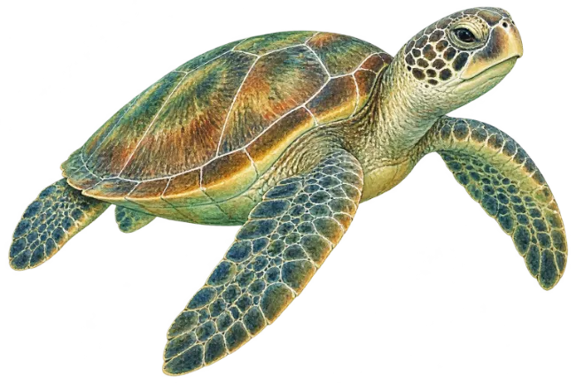 Sea Turtle Illustration