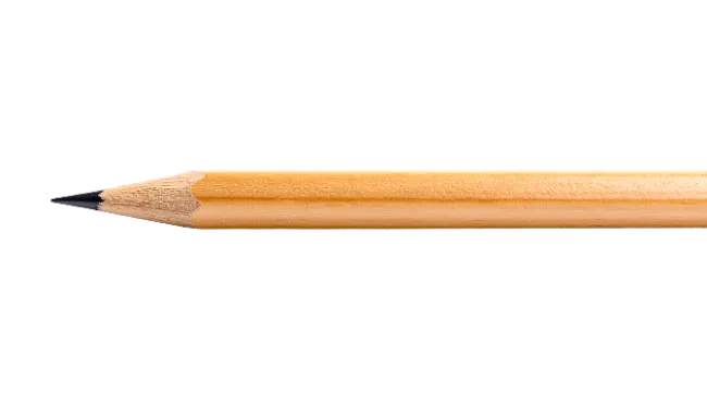 Sharpened Yellow Pencil Tip