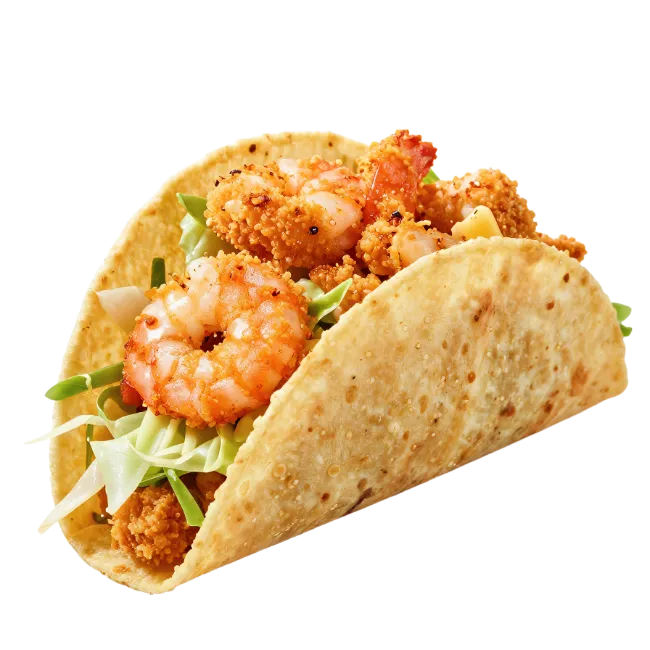 Shrimp Taco with Cabbage Slaw