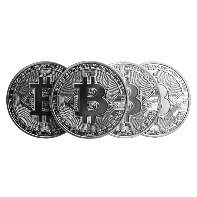 Silver Bitcoin Crypto Coins