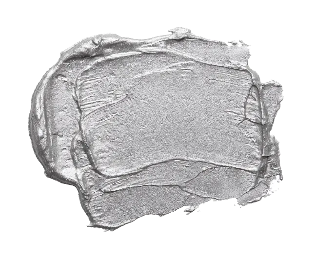 Silver Paint Smear