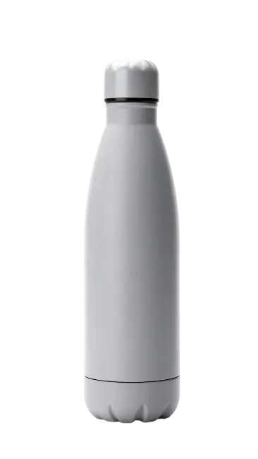 Silver Stainless Steel Insulated Water Bottle