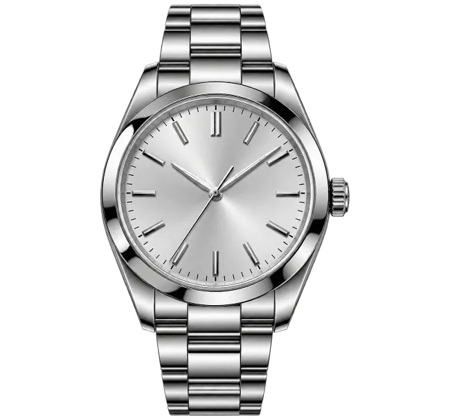 Silver Stainless Steel Wristwatch