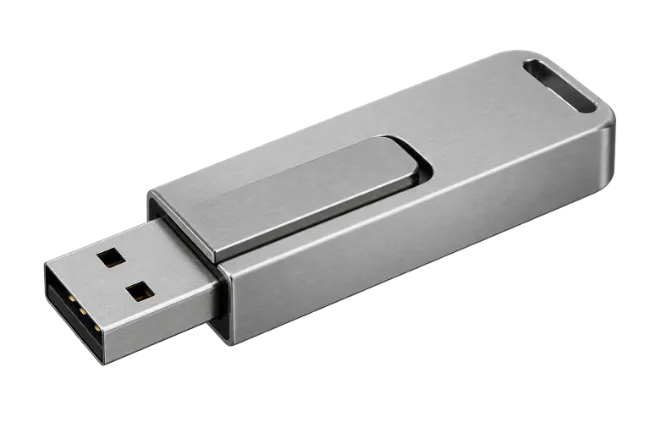 Silver USB Flash Drive
