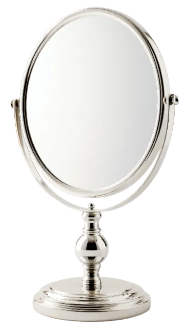 Silver Vanity Makeup Mirror